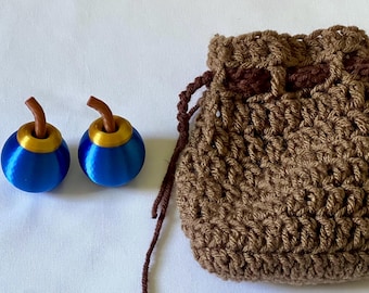 Juego de 2 minibombas de Legend of Zelda de Ocarina of Time, Majora's Mask y Link's Awakening