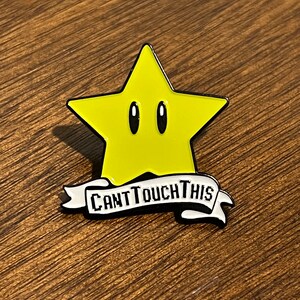 Super Star Soft Enamel Pin Mario Kart Nintendo