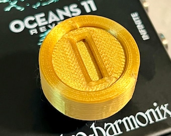 Pedal de efectos para guitarra y bajo Mario Coin, tapa para pedal de Nintendo