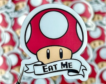 Mushroom Vinyl Sticker Mario Kart Nintendo