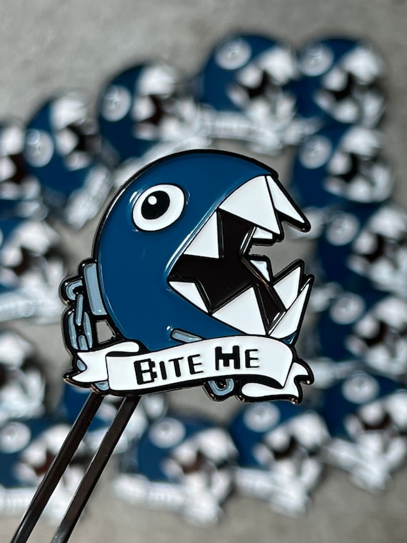 Chain Chomp Soft Enamel Pin Mario Kart Nintendo