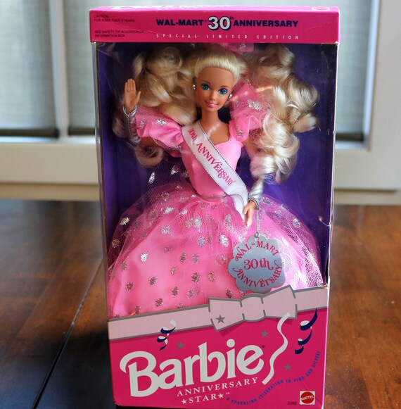 walmart 30th anniversary barbie