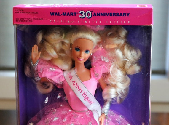 walmart 30th anniversary barbie