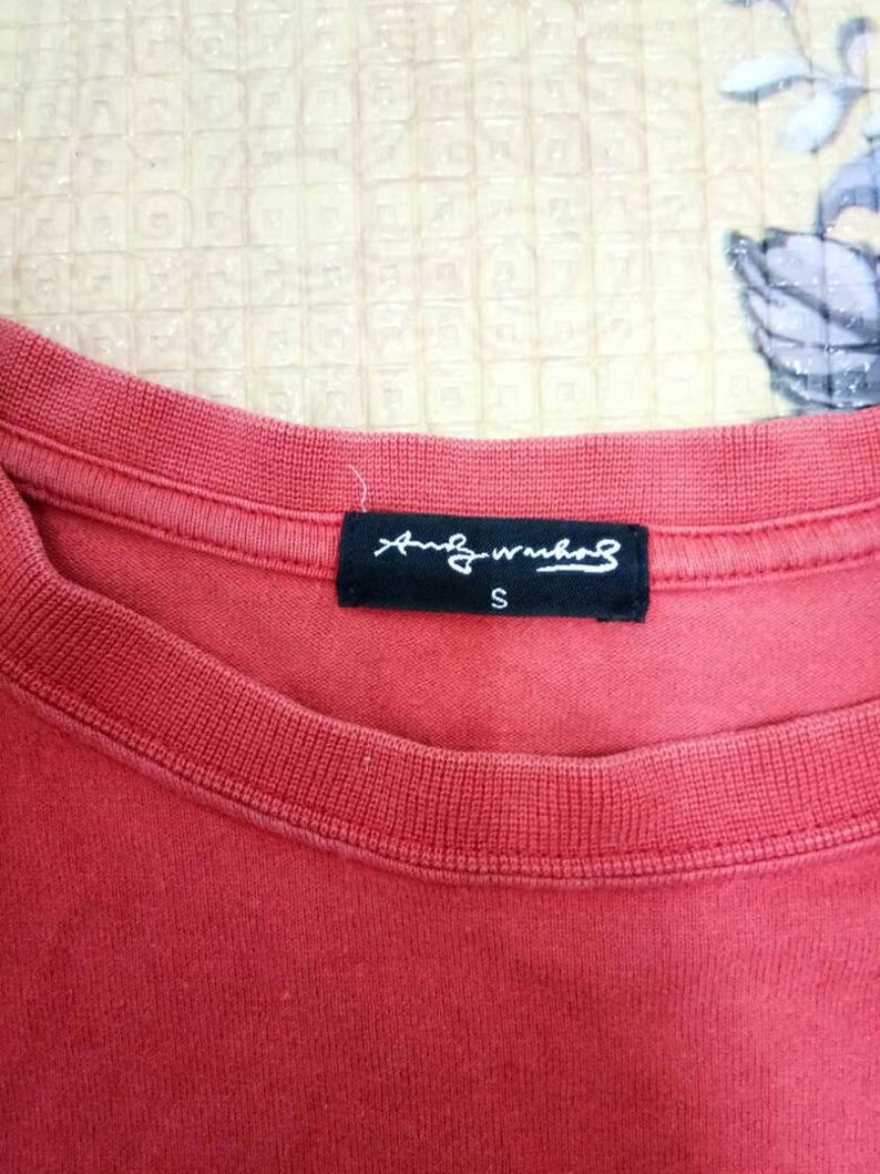 Rare Pop Art Brillo Design t-shirt by Andy Warhol Red size S
