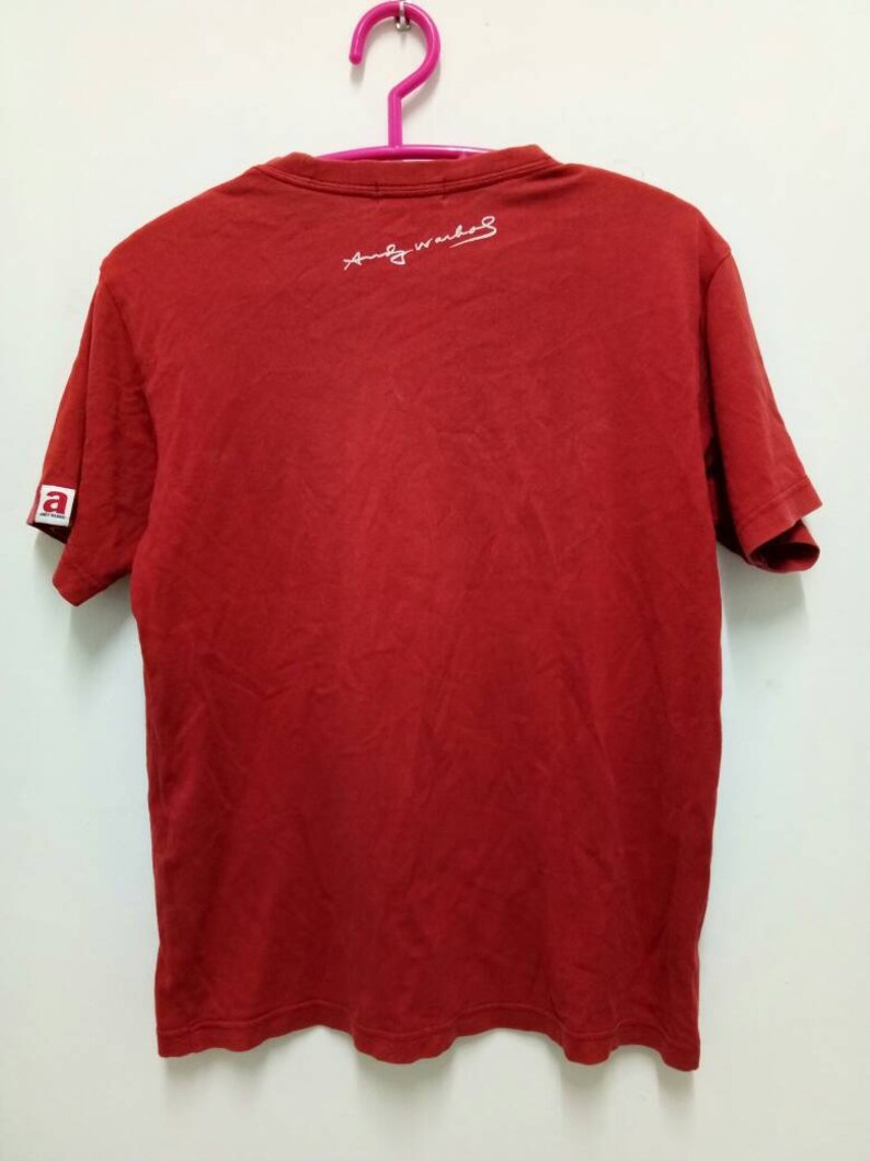 Rare Pop Art Brillo Design t-shirt by Andy Warhol Red size S