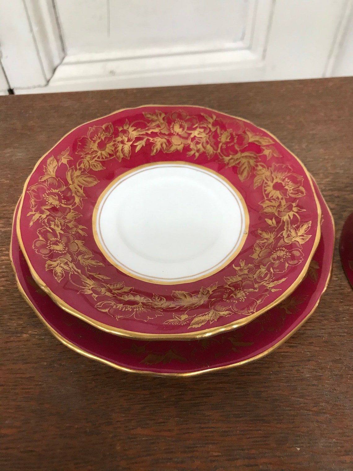Vintage Adderley Bone China Lawley England Trio Cup Saucer Etsy UK