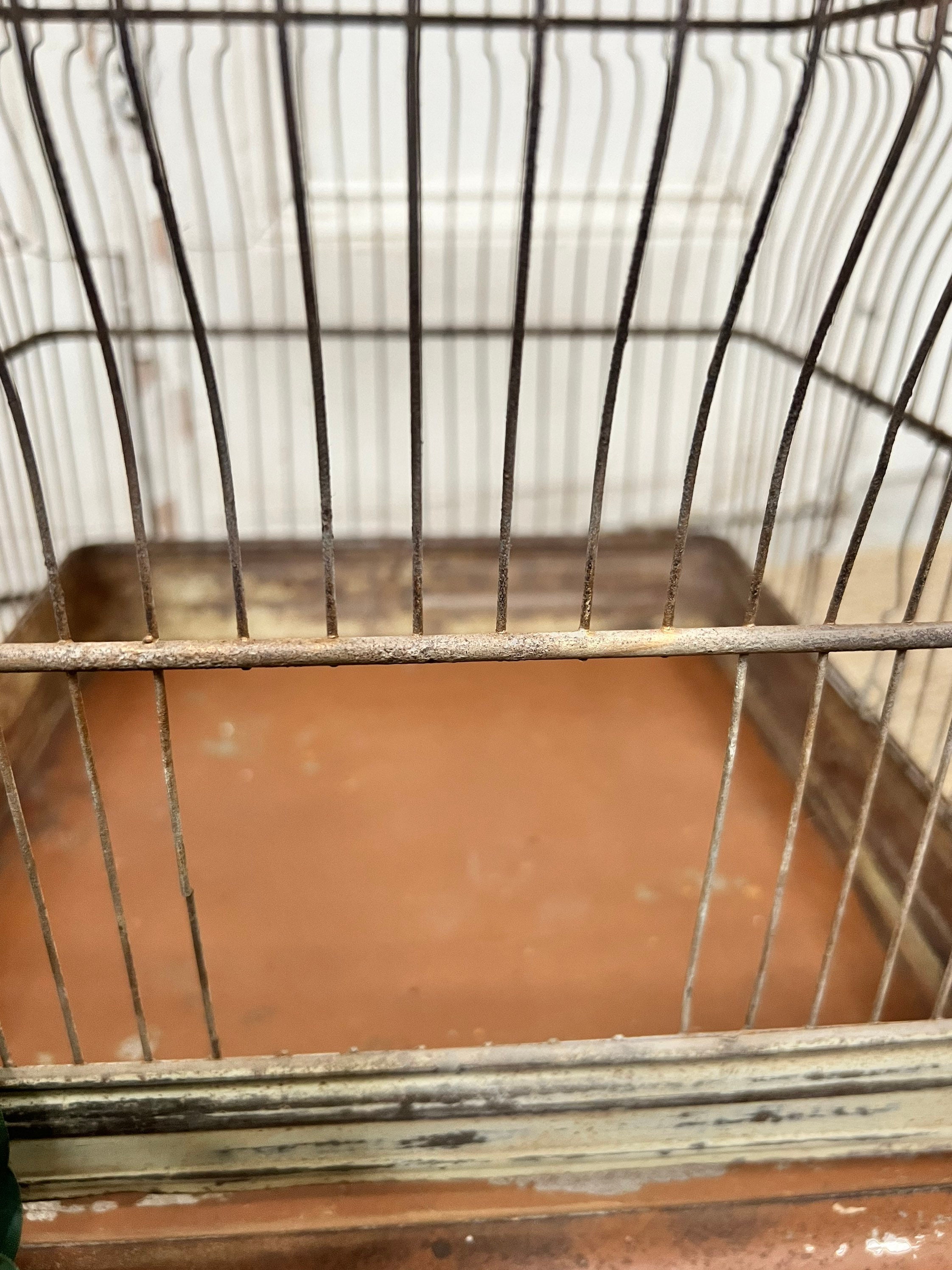 Vintage Bird Cage Plant Holder Etsy