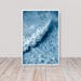 Waves Photography, Digital Ocean Art, Scandinavian Print, Ocean Poster, Beach Wave, Abstract Nature Art, Large Bedroom Print, Wall Decor