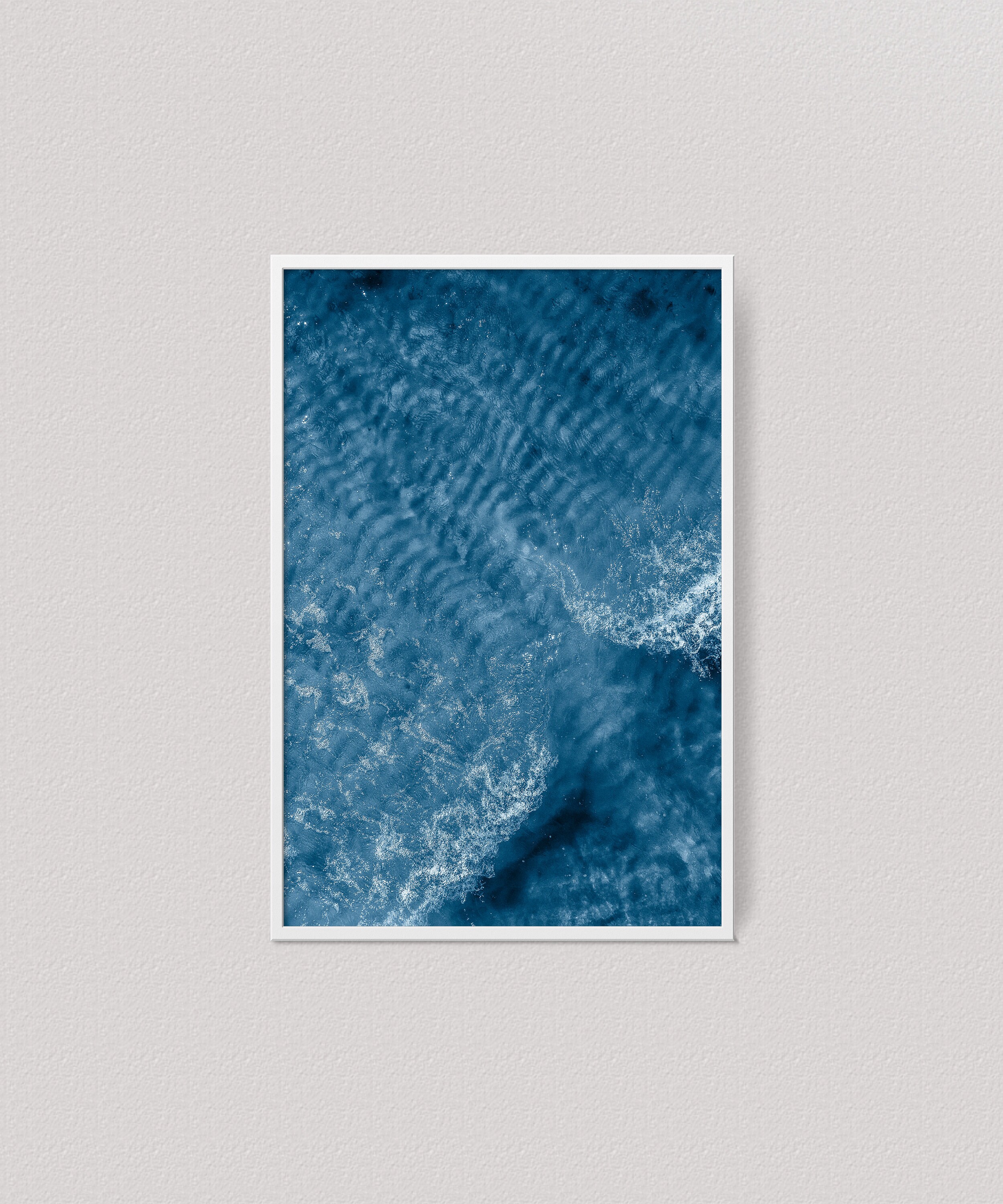 Ocean Water Art Print, Modern Minimalist Print, Coastal Photography