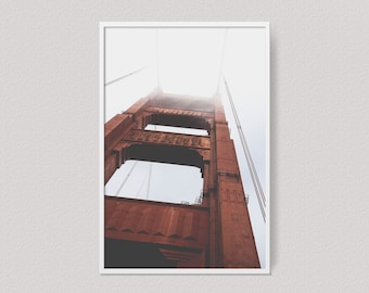 San Francisco Golden Gate Bridge Architecture Print For Wal Decor