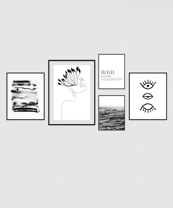 Living Room Prints Wall Art Gallery Set Of 5 Bedroom - Wall Decor Sets For Living Room Living Room Prints Wall Art Gallery Set Of 5 Bedroom - Wall Decor Sets For Living Room