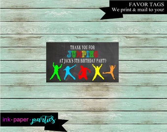 Jump Jumping Trampoline Birthday Party Favors Favor Favors Bag | Etsy
