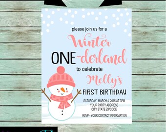 snowman invitations etsy