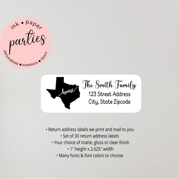Cheap Return Address Labels Etsy