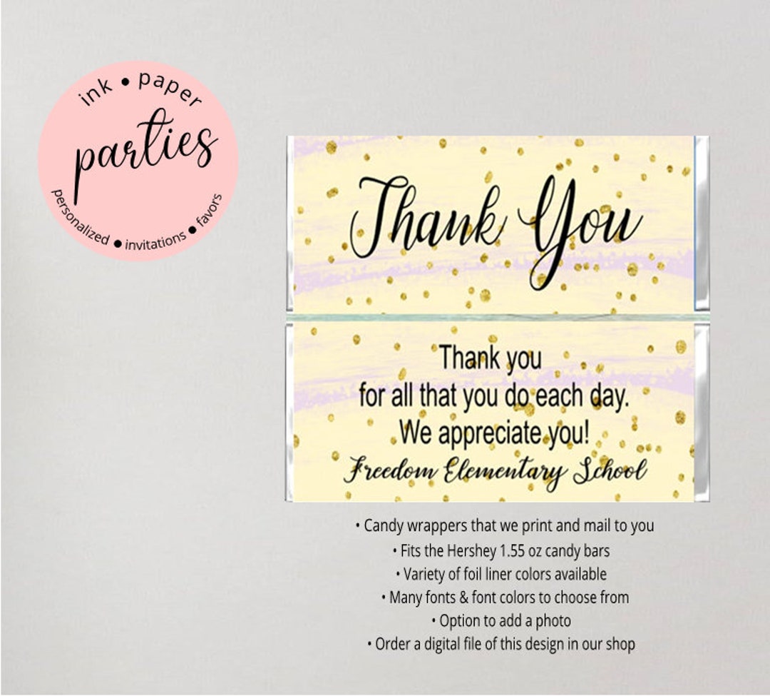 Employee Appreciation Teacher Appreciation Day Week Graduation Thank ...