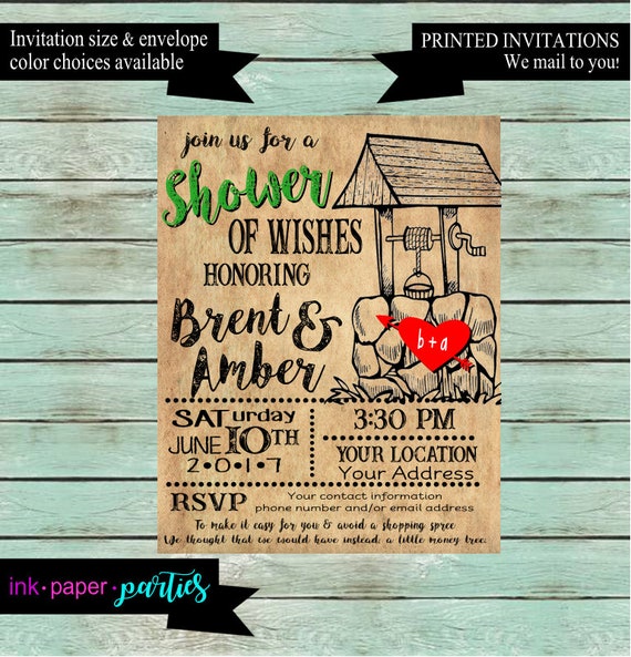 Wedding Shower Money Tree Invitation 9
