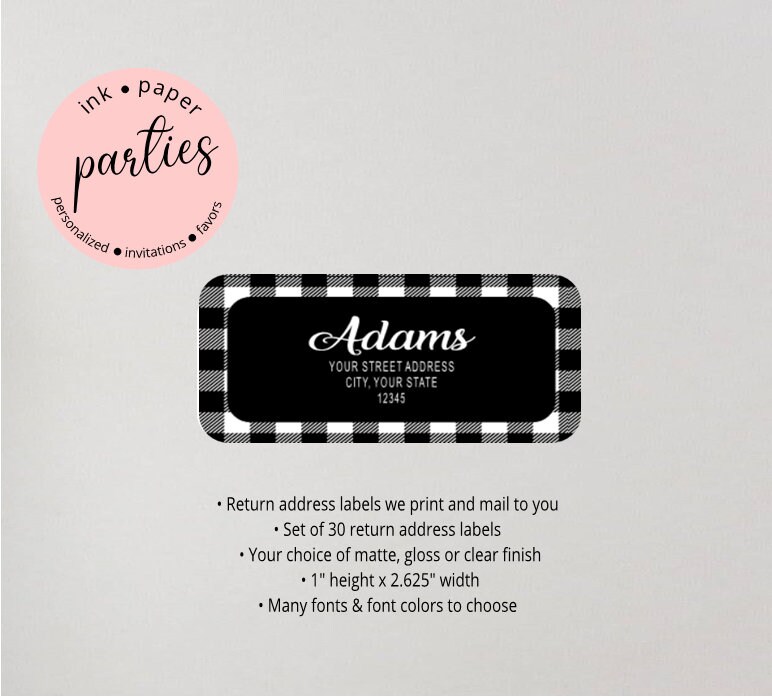 How to make address labels for invitations