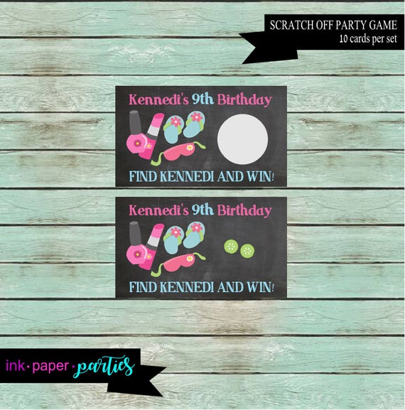 personalized scratch off tickets