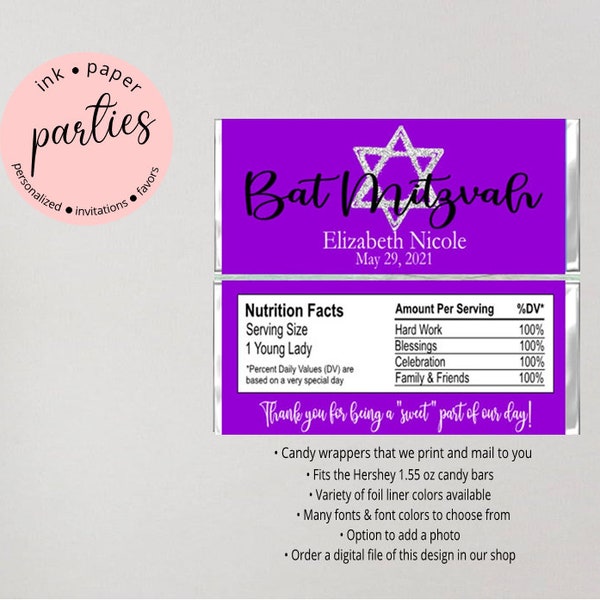 Bat Mitzvah Favors - Etsy