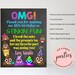 Emoji Emoji POOP Birthday Party Thank You Note Cards - Etsy