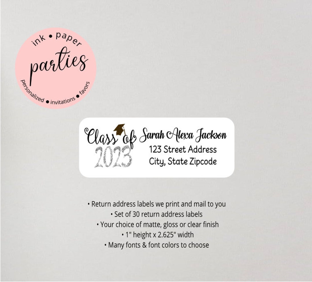 Graduation Graduate Cap Class of ANY YEAR Party Invitation ...