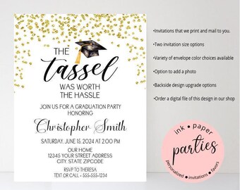 Graduation Invitation - Graduation Party Invitations - Graduation Cards Announcements - Graduate Party Invites - Graduation Party Invitation