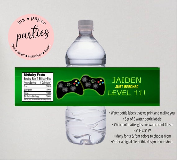 Video Game Gaming Controllers Birthday Party Favors Favor - Etsy