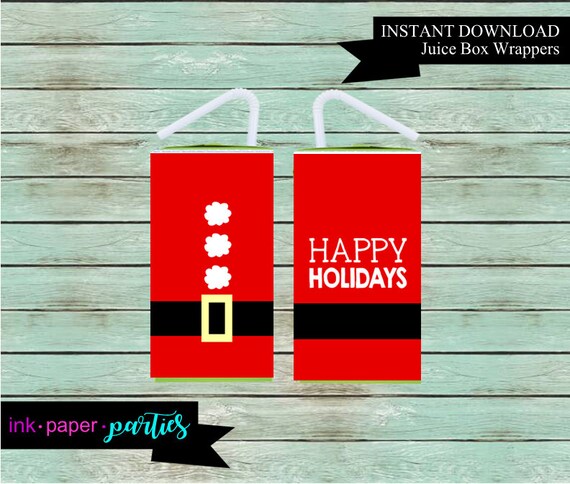 Instant Download DIY Printable Christmas Holiday Santa - Etsy