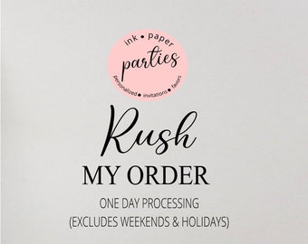 Rush My Order - Shipping Upgrade