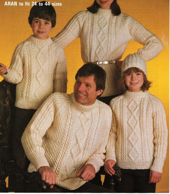 Zopfmuster Pullover Herren Selber Stricken Strickanleitung, Damen
