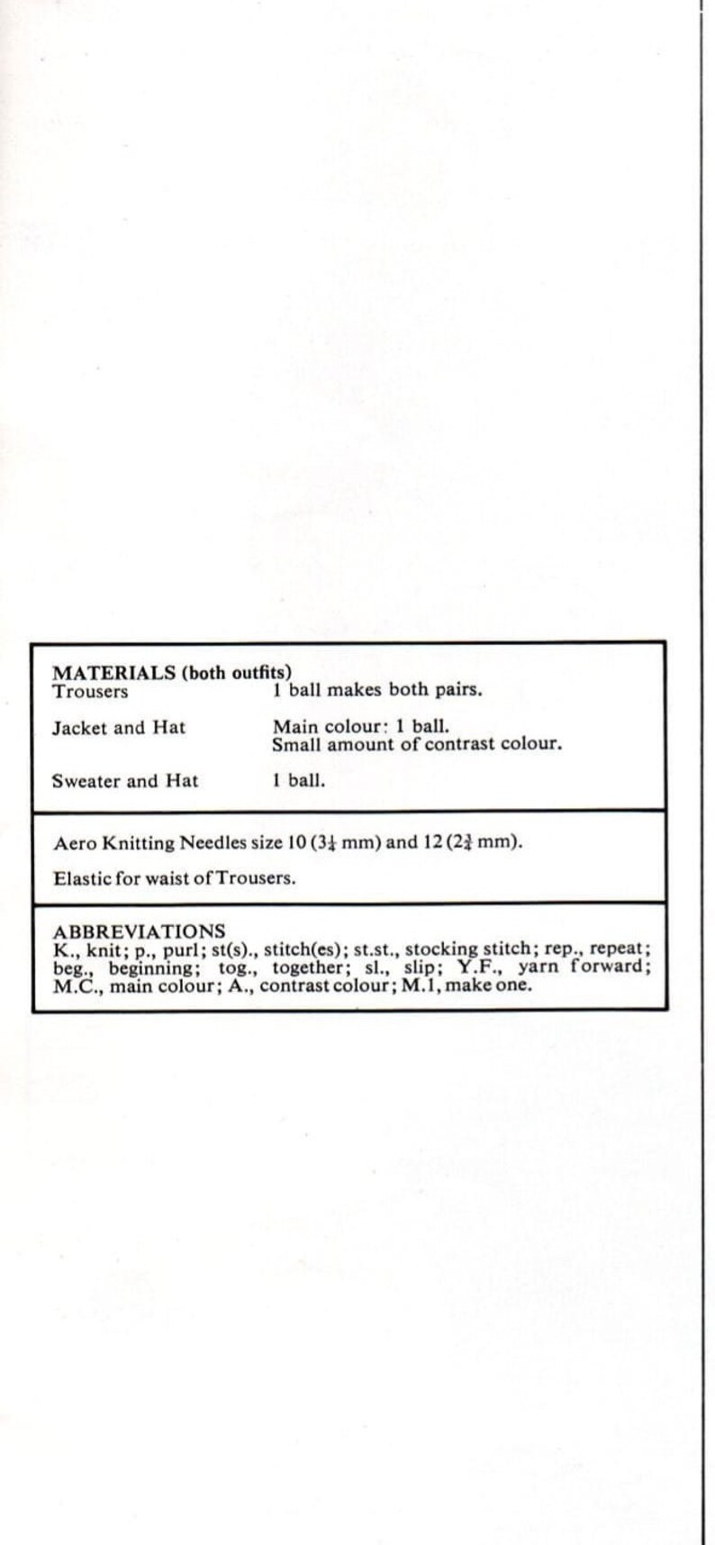 PDF Knitting Pattern Action Figure Clothes Toys Outfit - Etsy