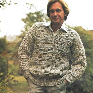pdf, crochet pattern, mens, mans crochet sweater, jumper, sizes 32-42 in, digital download