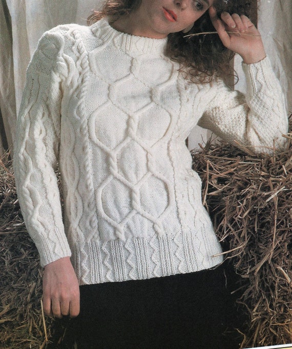 PDF Knitting Pattern Womens Ladies 