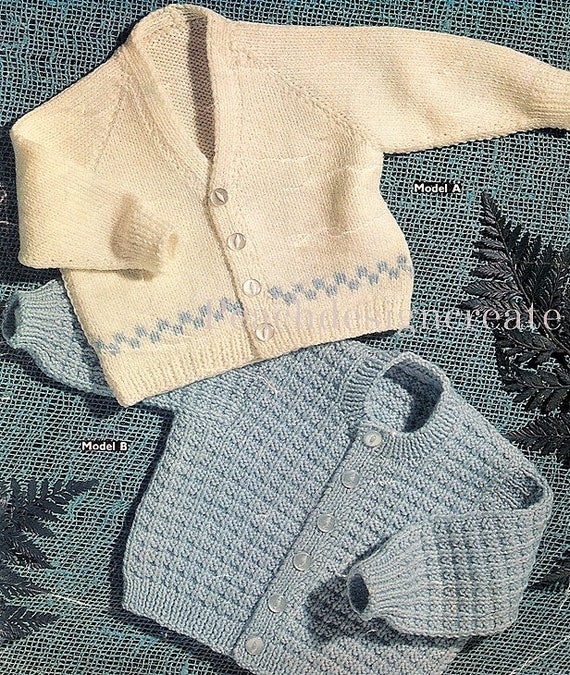 baby boy cardigan knitting pattern