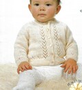 Baby Girl Lace Knit Cardigan Knitting Pattern (14-20 inch) (PDF Download)