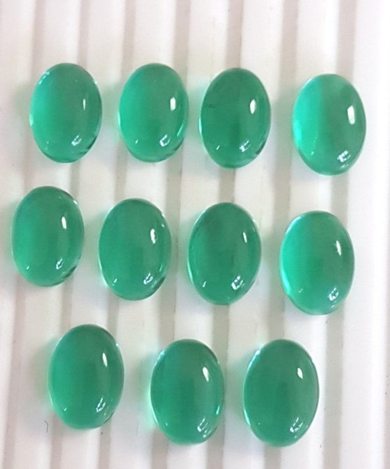 10 Pieces Paraiba Green Quartz,Paraiba Quartz Oval Shape Lose Gemstone,Pair AAA Grade Quality Paraiba Green Quartz,Size 14.5x10.5x6 mm