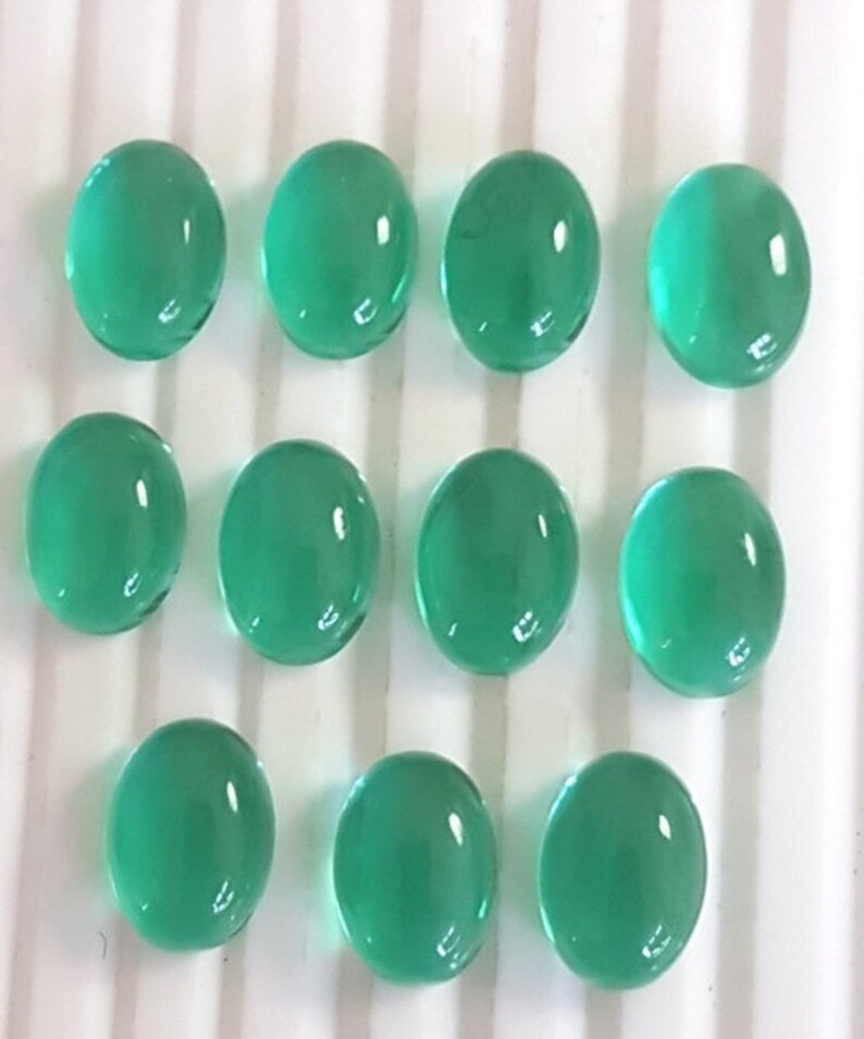 10 Pieces Paraiba Green Quartz,Paraiba Quartz Oval Shape Lose Gemstone,Pair AAA Grade Quality Paraiba Green Quartz,Size 14.5x10.5x6 mm