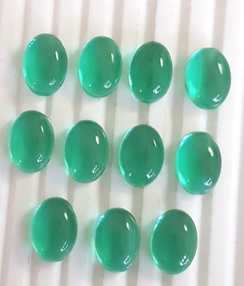 10 Pieces Paraiba Green Quartz,Paraiba Quartz Oval Shape Lose Gemstone,Pair AAA Grade Quality Paraiba Green Quartz,Size 14.5x10.5x6 mm