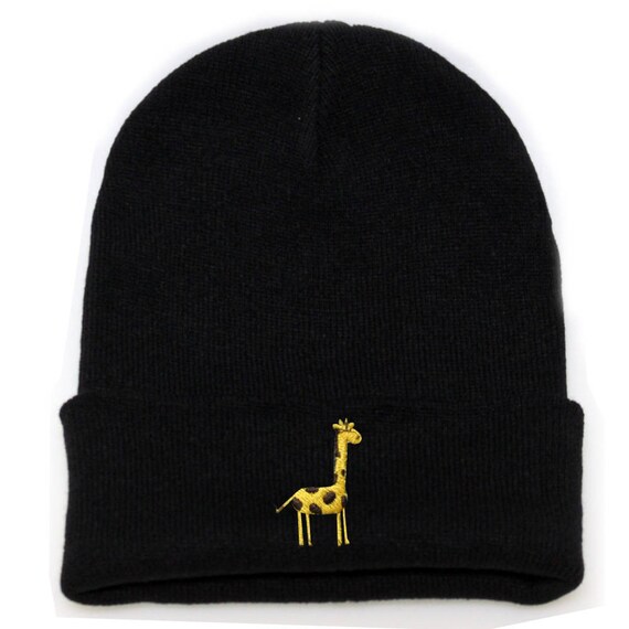 giraffe beanie hat