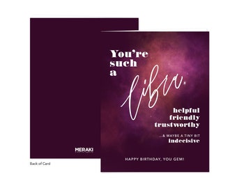 Pick Four - Astrology Birthday Card Combo - Blank Inside, Horoscope, Zodiac Sign