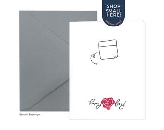 Us Day Fill-In Anniversary Card - Blank Inside, Love Card
