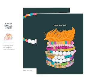 Best Era Orange Showgirl - Fill-In, Blank Inside, Birthday, Friendship Card