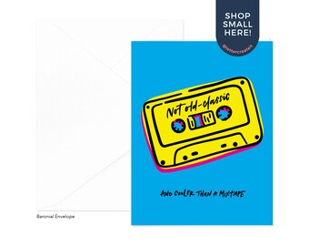Not Old, Classic Birthday Card - Blank Inside, Humorous Card