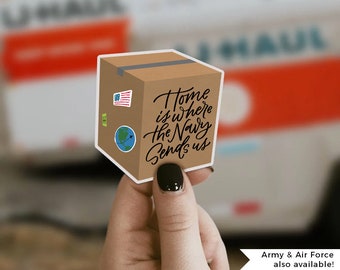 Military, Navy Move, PCS Vinyl Sticker