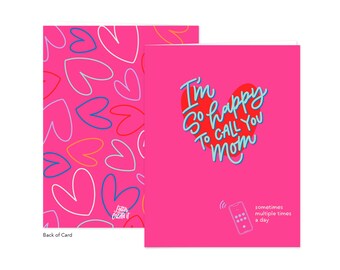 Call You Mom Greeting Card - Blank Inside, Mom, Mother's Day