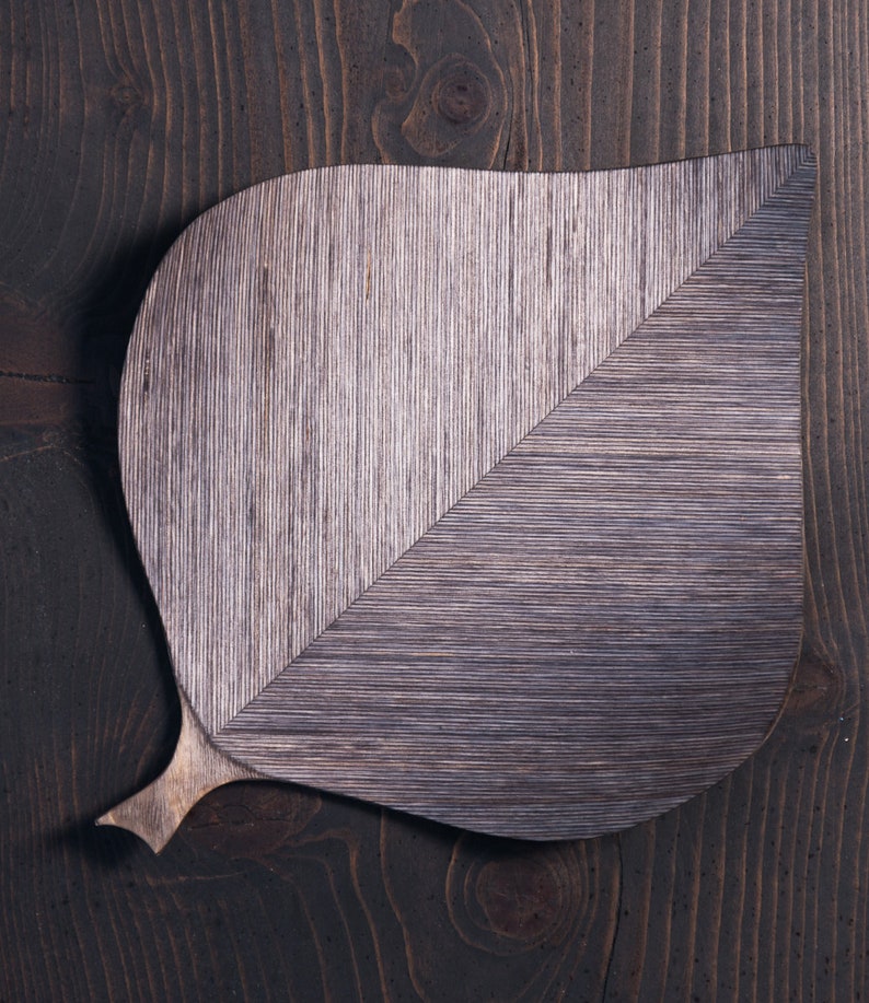 Luomus Koivu Serving plate a birch leaf inspired design plate or a serving tray