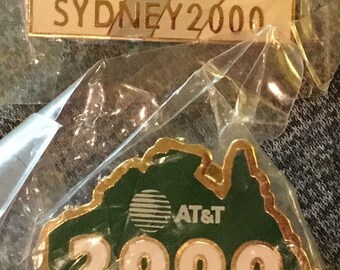 Australia Jewelry, 2000, Sydney, Olympics, Exercise, World Sports, Sports Pin, Television, Sports, Tie Tack, NBC, Olympic Jewelry, Pins,