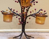 Candlelabra,Candlestick Holder,Candle Holder Gift, Candle Light,Metal Candle,Glass Candle Holder,Unique Candle Holder,Lighting Gift,Flame,