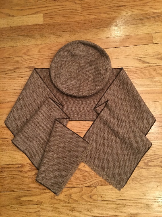 Wool Scarf,Wool Hat,Hat and Scarf Set,Scarf and Ca