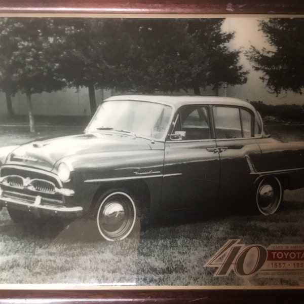 1947,1947 Toyota,Car Photo,Desk Box,Cigar Box,Retro Car,Car Box,Classic Car Gift,Old Car,Car Gift for Him,Car Love, Old Car,Toyota,Cigar Box